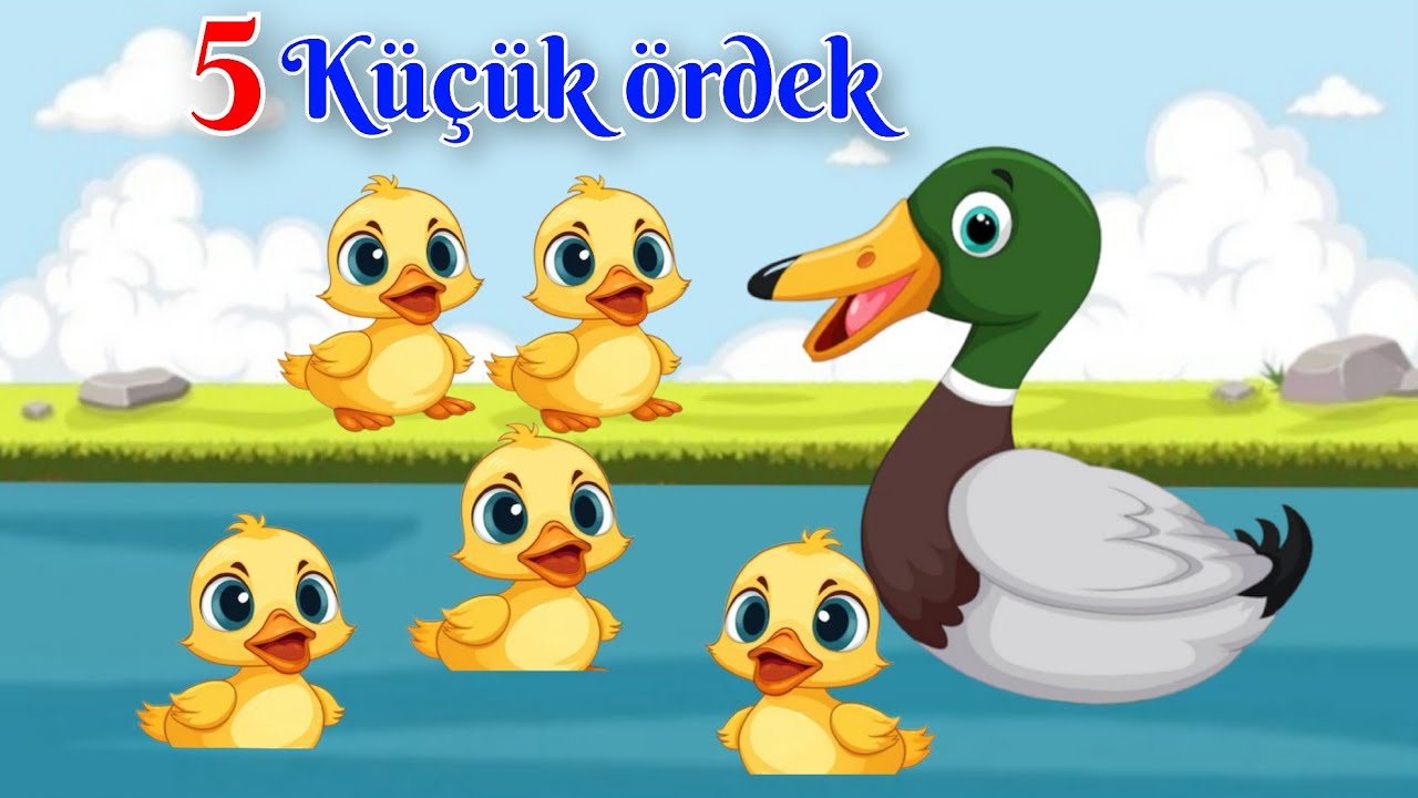 beş küçük ördek - Çocuk Şarkıları