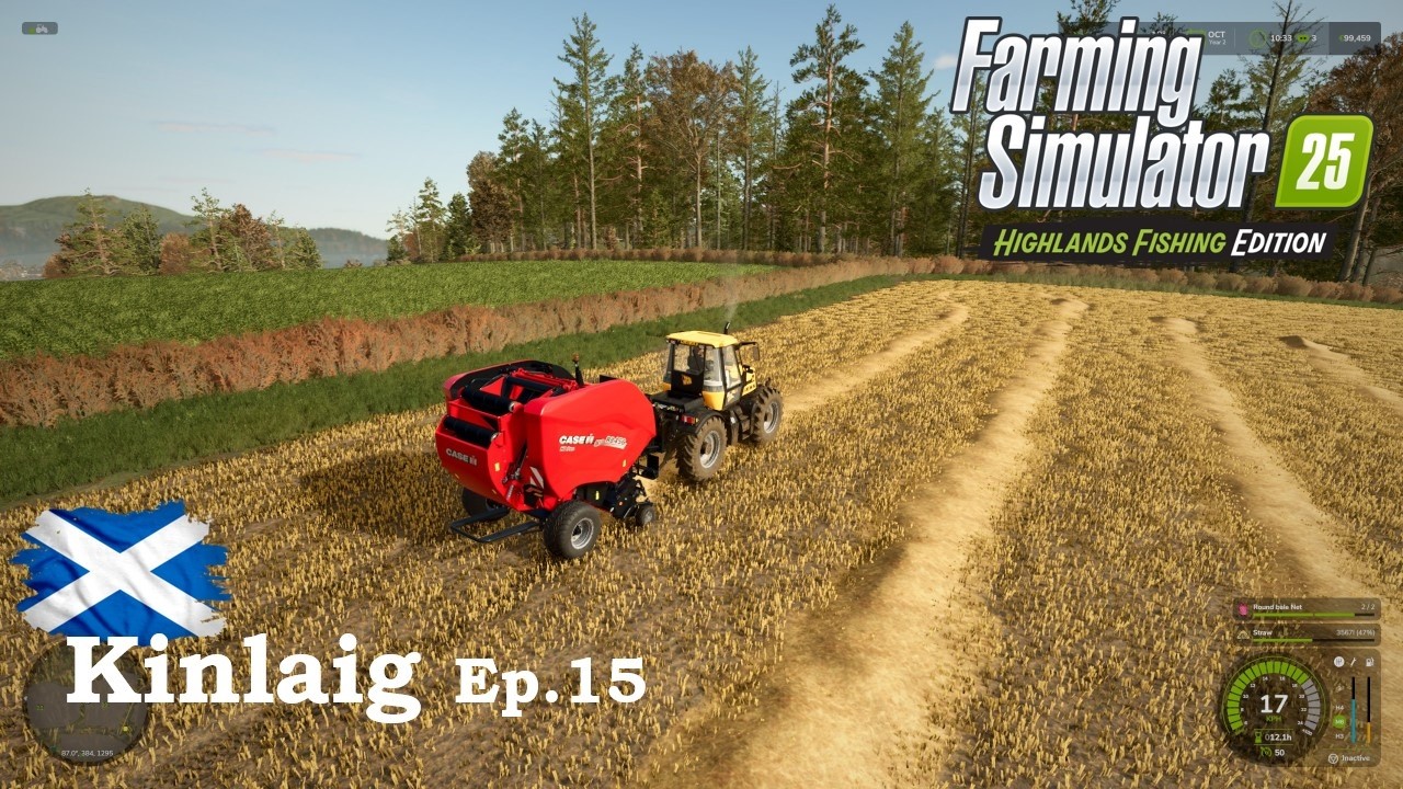 Just a bit of Baling Today - Ep.15 | Highlands Farm| Farming Simulator 25