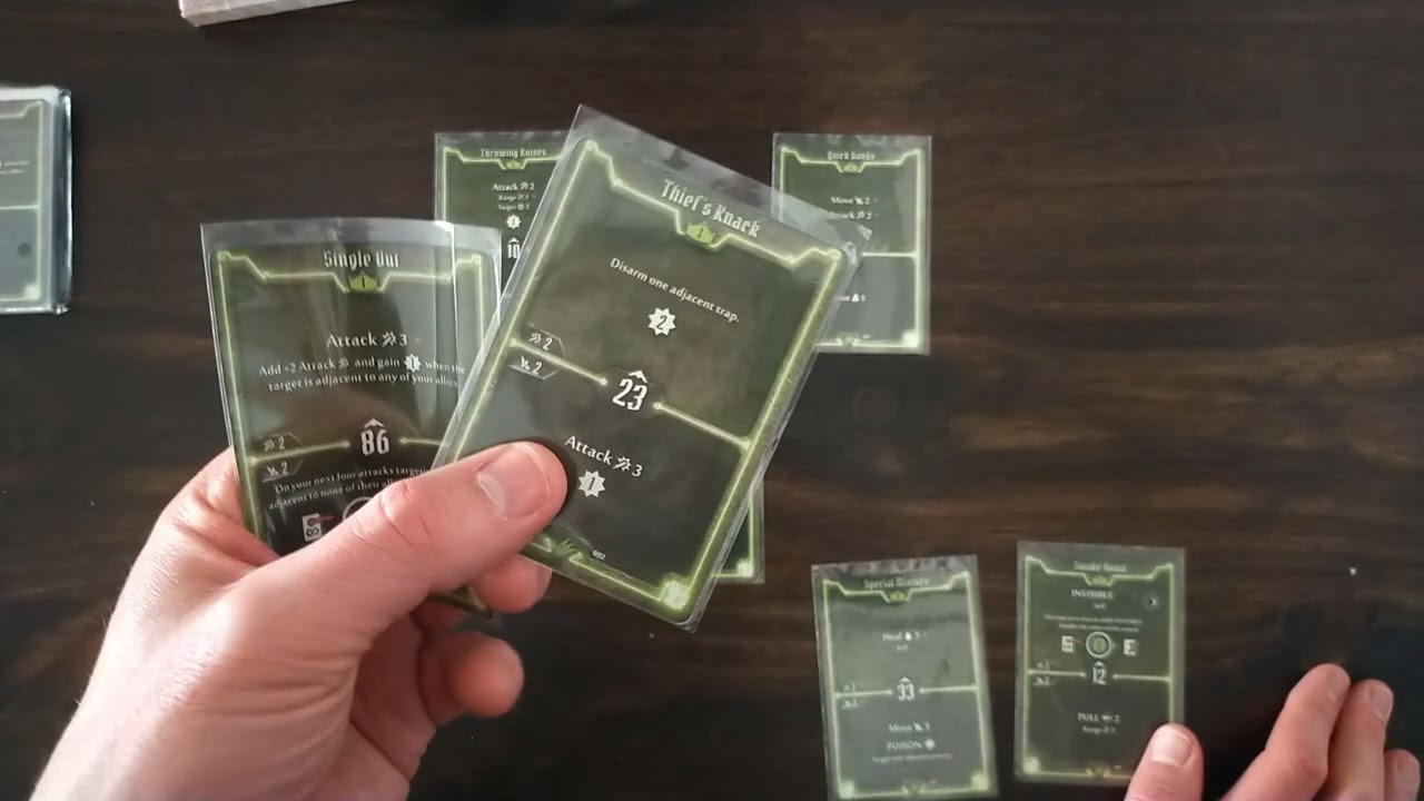 05 ⚔️ PÍCARA / SCOUNDREL (Gloomhaven) - Análisis inicial del Personaje, cartas, pericias, etc.