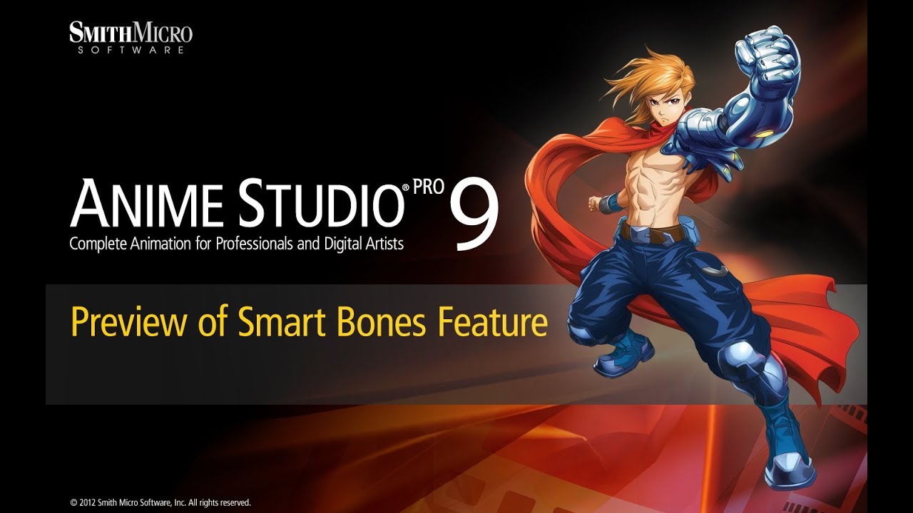 Anime Studio 9 & 9.5 Preview - New Smart Bones Feature