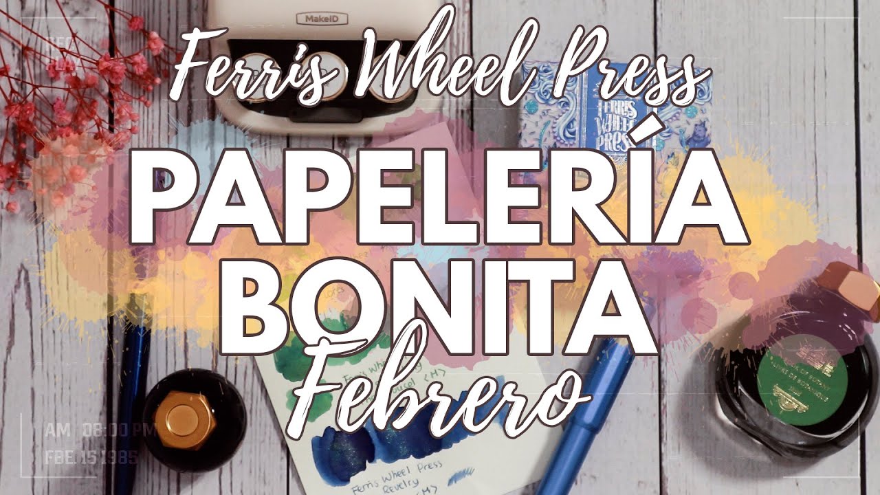 🎉🖋️ ¡Llegaron las tintas de febrero de @Ferris Wheel Press!  | 15 aniversario y más 💖 #Papelería