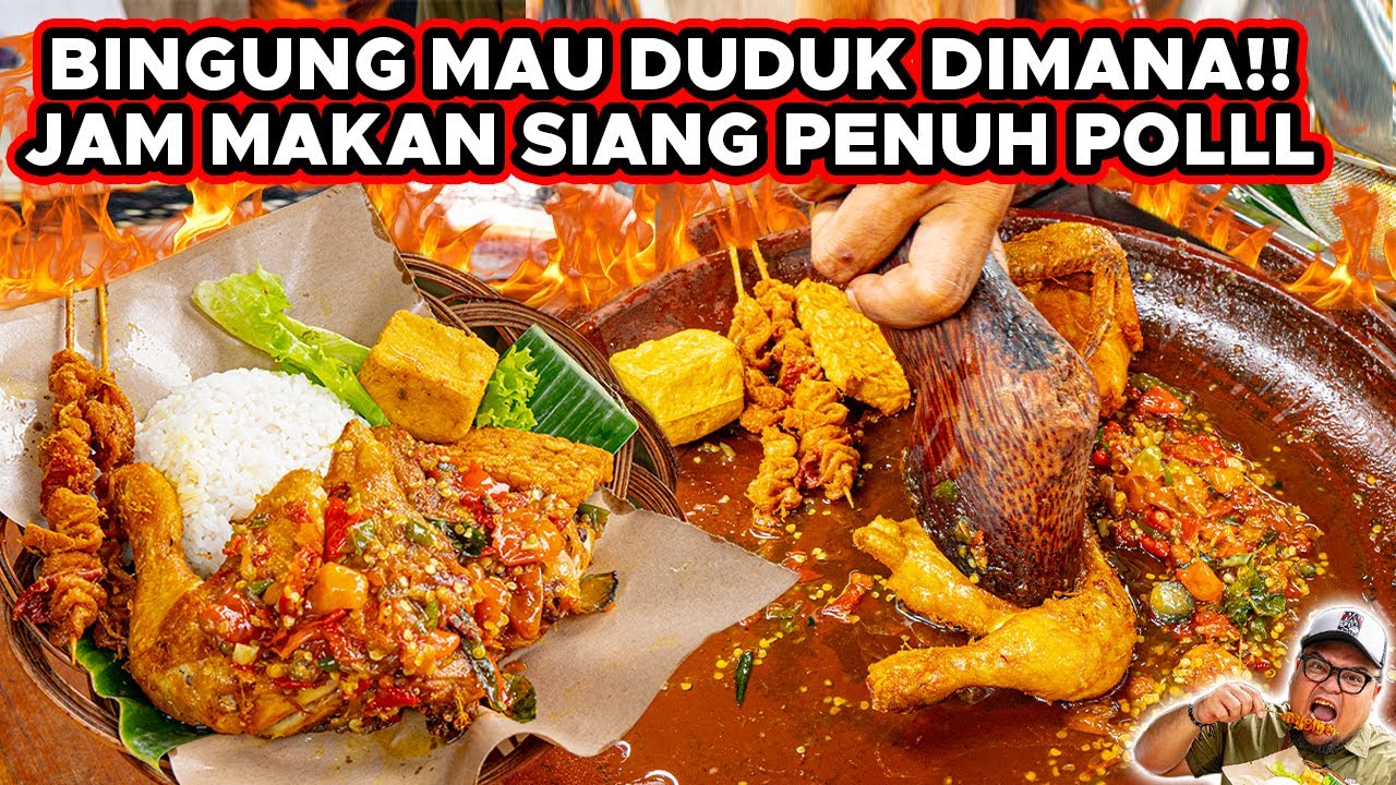 BINGUNG GUE DUDUK DIMANA! JAM MAKAN SIANG REBUTAN BANGKU DISINI..