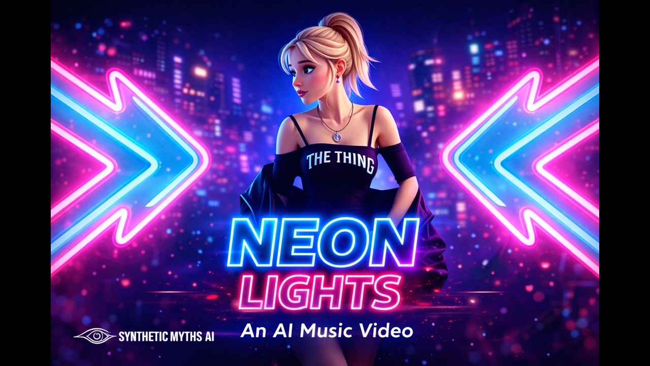 Neon Lights | 80s Synth-Pop Music Video |