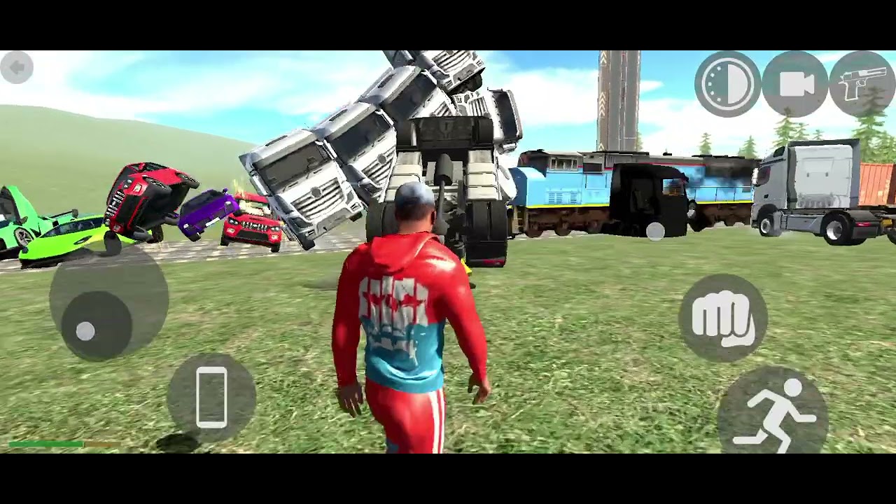YouTube# India bike 3D per India bike 3D per pahli bar Takkar lagane ke liye kar bus 🚌 