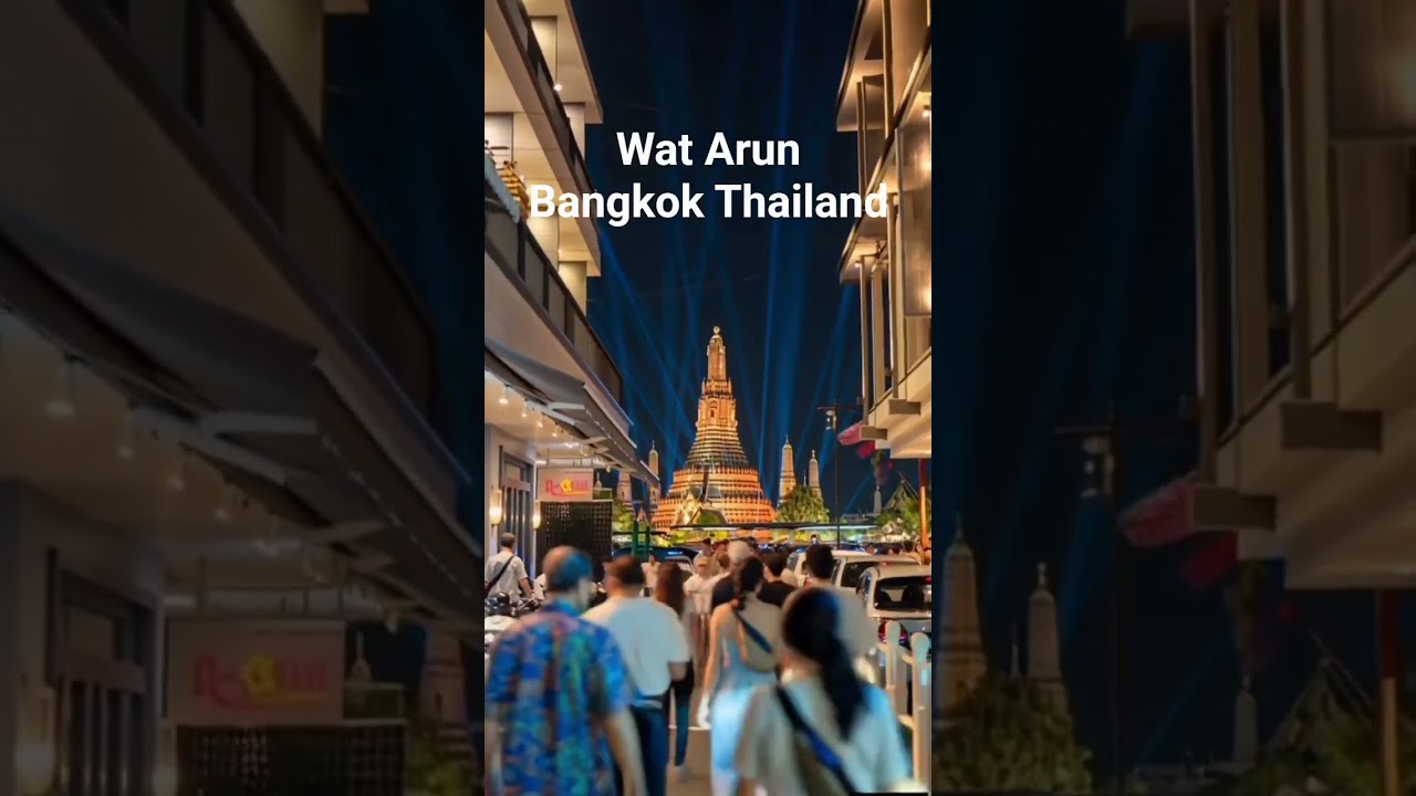 Wat Arun night view. Bangkok Thailand. #travel #thailand #watarun