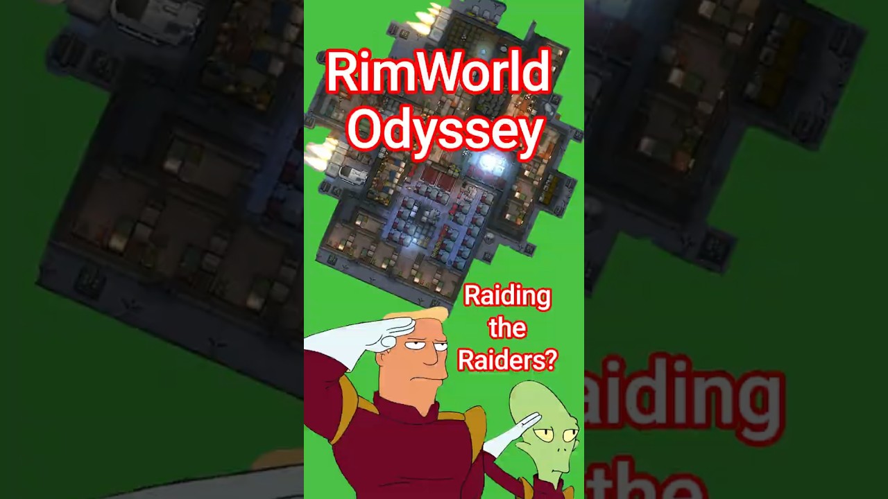 DROP YOUR RIMWORLD BASE ON THE ENEMY?! #gaming #rimworld #scifi #raid  RIMWORLD MEMES WAR CRIMES