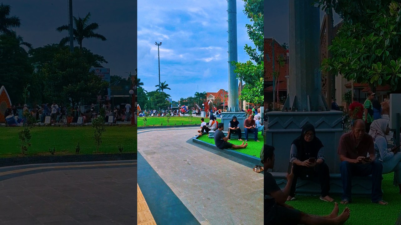 Beautiful nature on the alunalun area #shorts #viralvideo #viralshorts