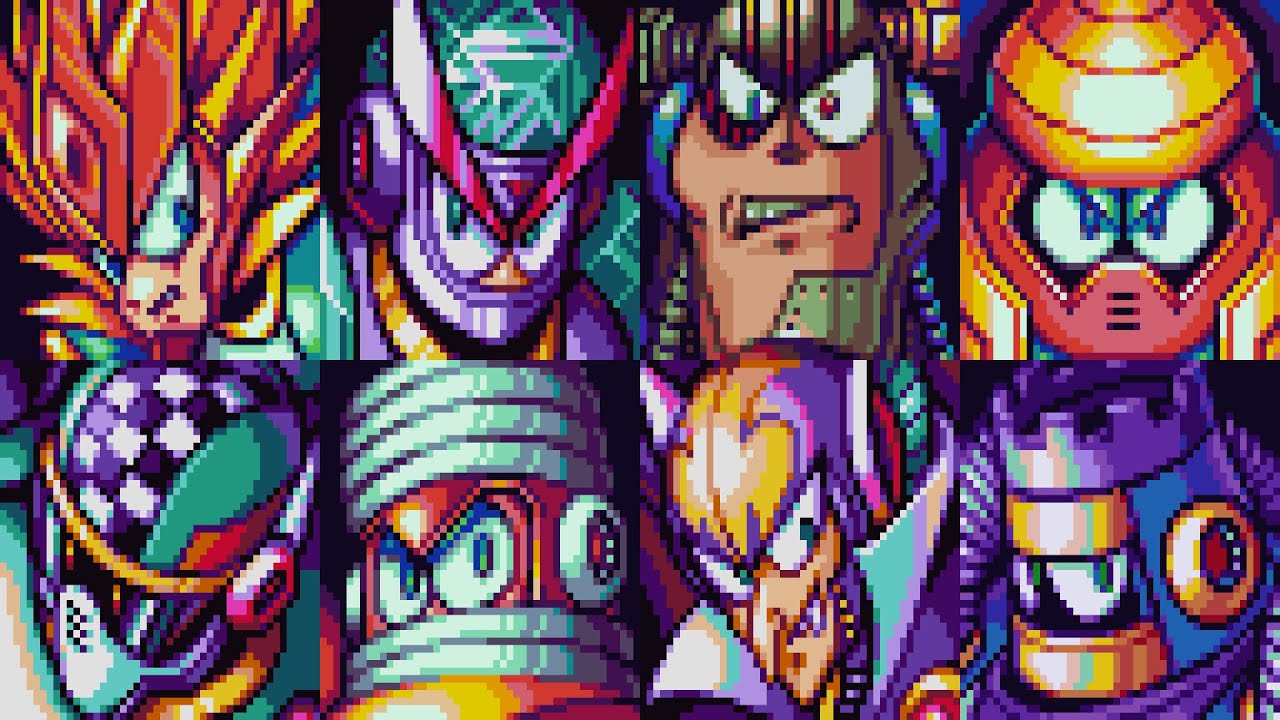 Megaman 7 Boss Rush+Weaknesses 