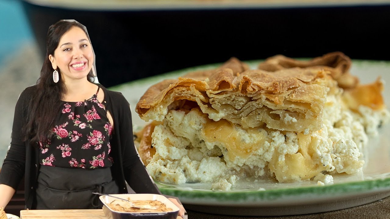 Greek Tiropita with Homemade Phyllo: Cheese Pie