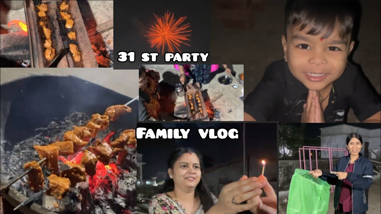 31 st party 🤩family vlog ❤️‍🔥