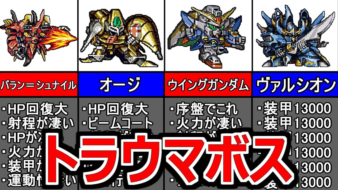 【9選】スパロボF、F完結編のトラウマボス