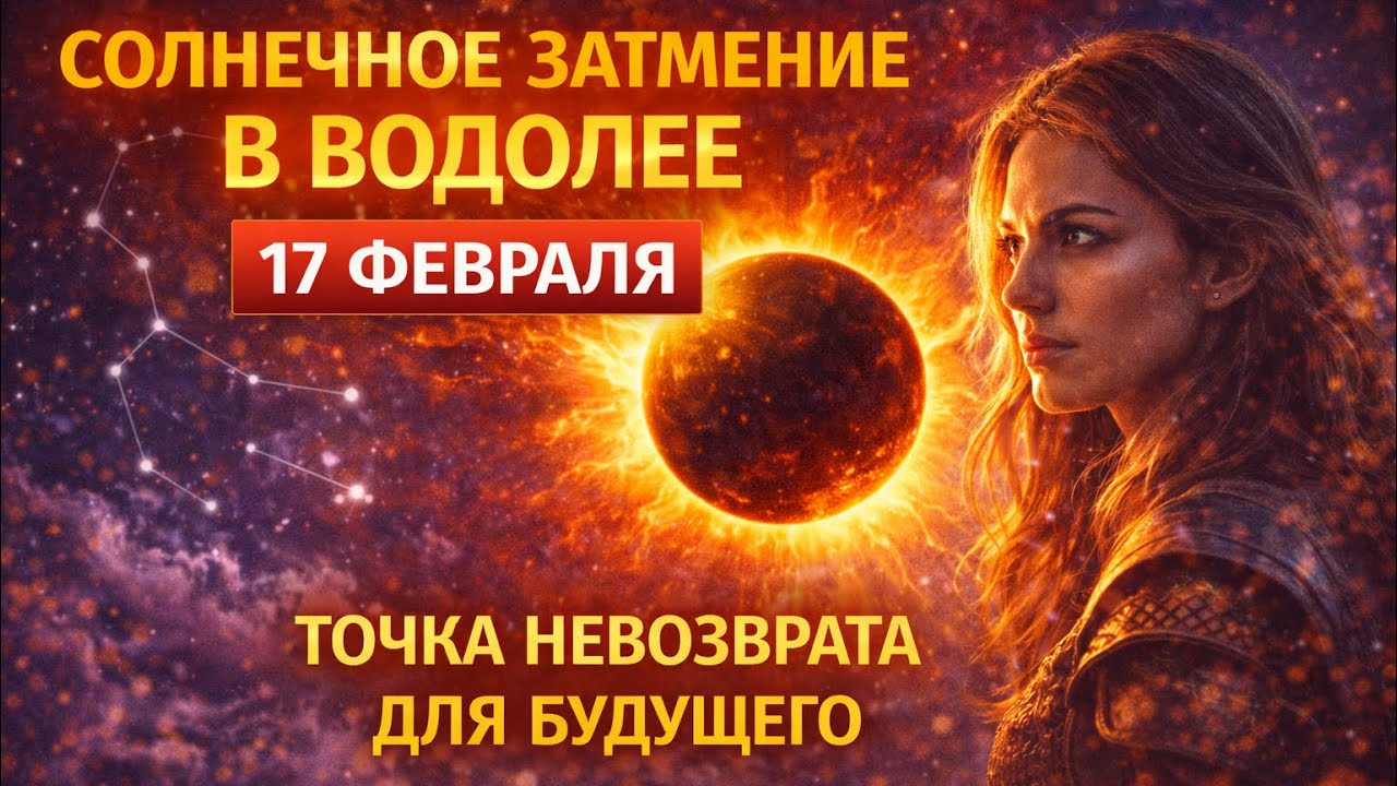 Солнечное затмение в Водолее 17 февраля: точка невозврата для будущего