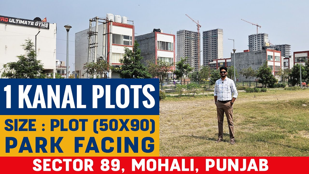 1 Kanal (500 Gaj) Park Facing Plots For Sale in Sector 89, Mohali