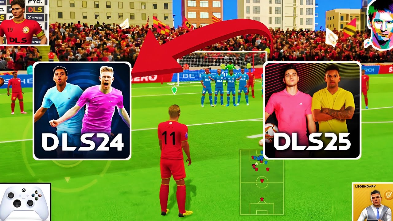 DLS 25 vs DLS 24 🔥FULL COMPARISON | Dream League Soccer 2025 | DLS 25 FULL REVIEW |DLS 25 UPDATE|
