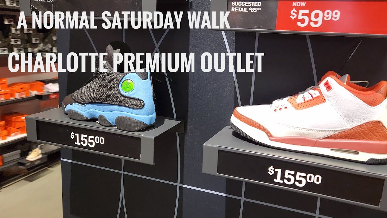How good is the outlet shopping mall in Charlotte?