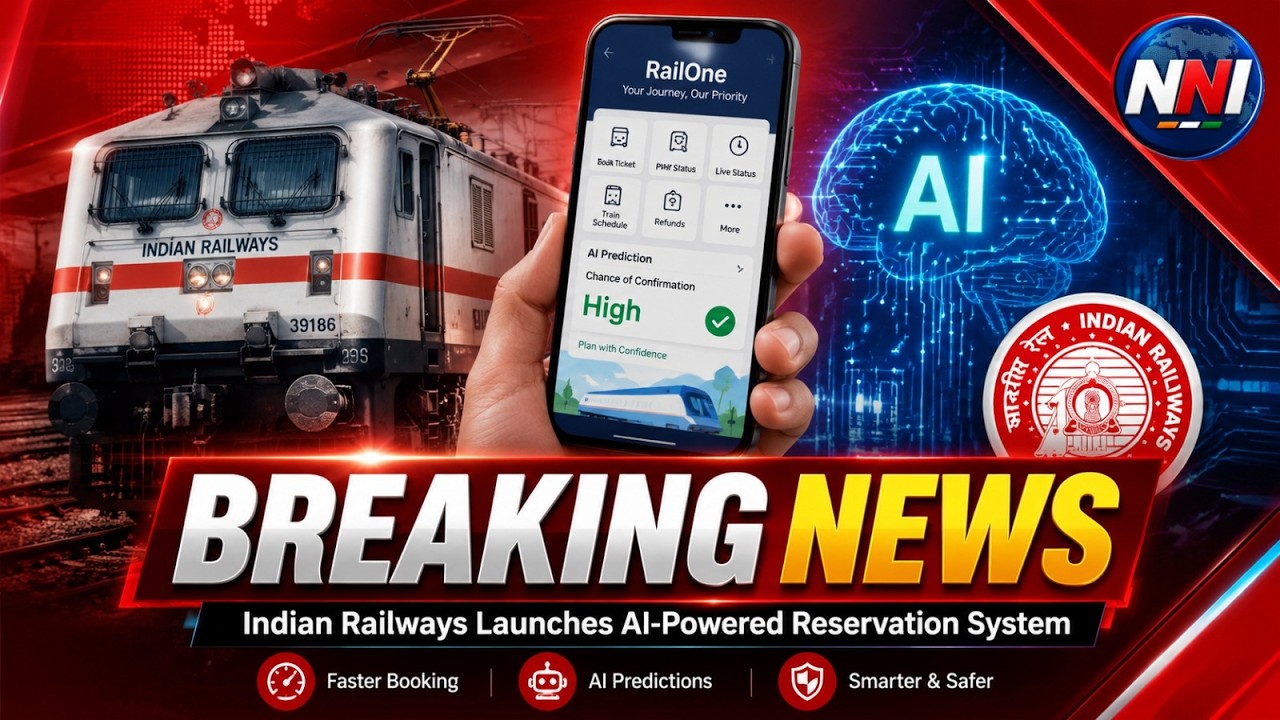 Indian Railways&rsquo; AI Reservation Upgrade Begins | RailOne New Features Explained | NNI