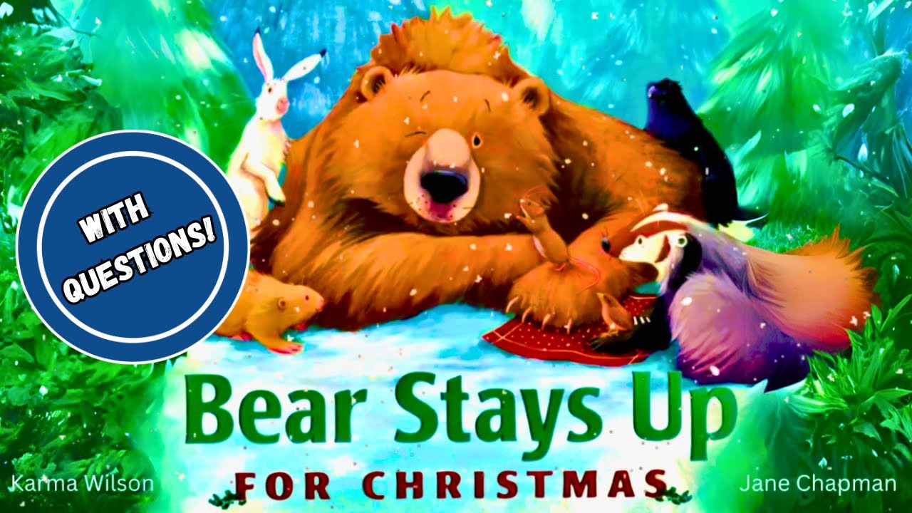 МЕДВЕДЬ НЕ СПИЛА НА РОЖДЕСТВО 🎄🐻 | Детская рождественская история для чтения вслух + вопросы на п...