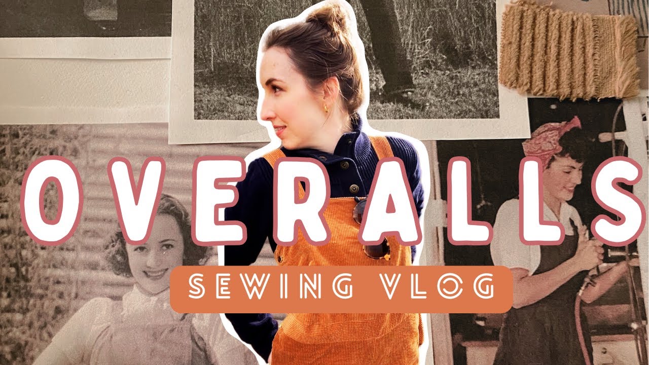Sewing Vintage Overalls