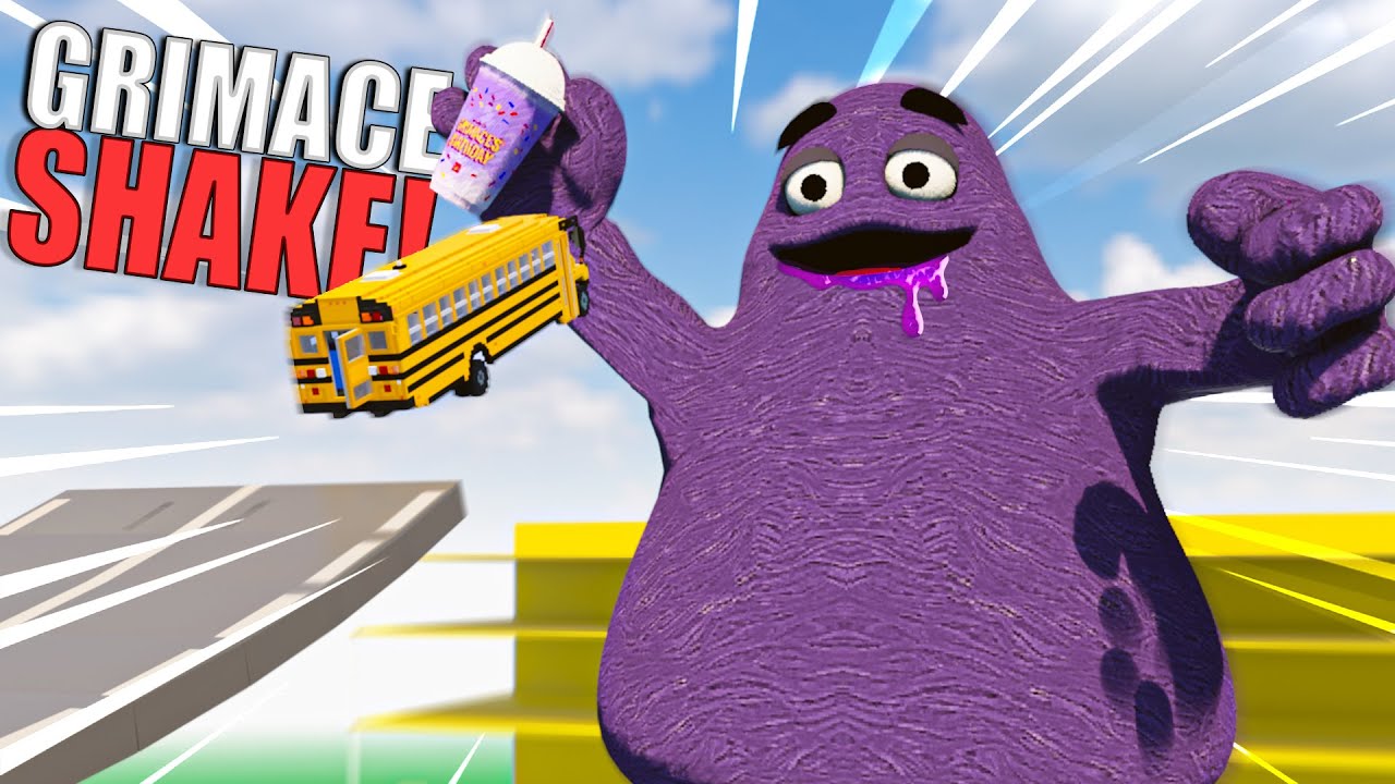 GRIMACE SHAKE no Teardown com Mods