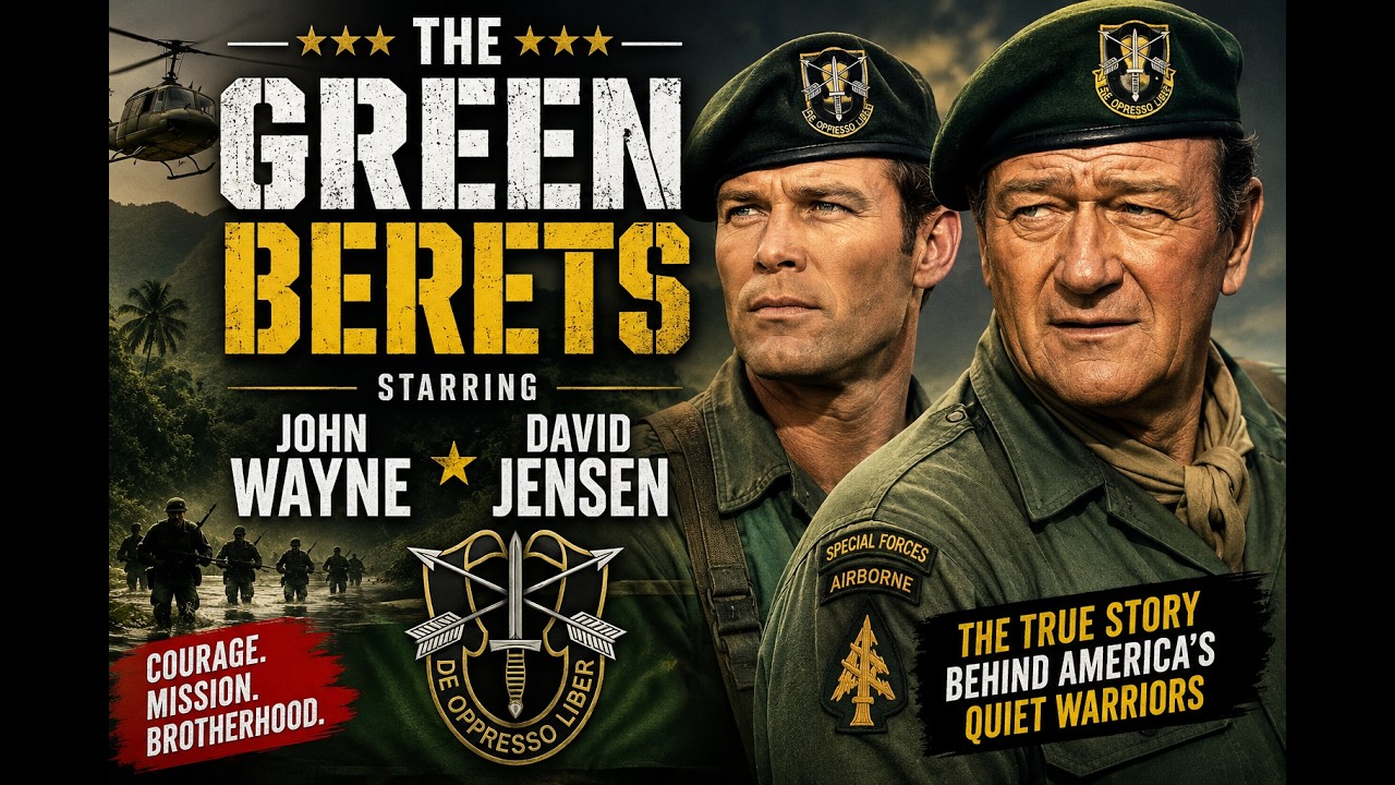 The Green Berets movie review starring John Wayne and David Jensen