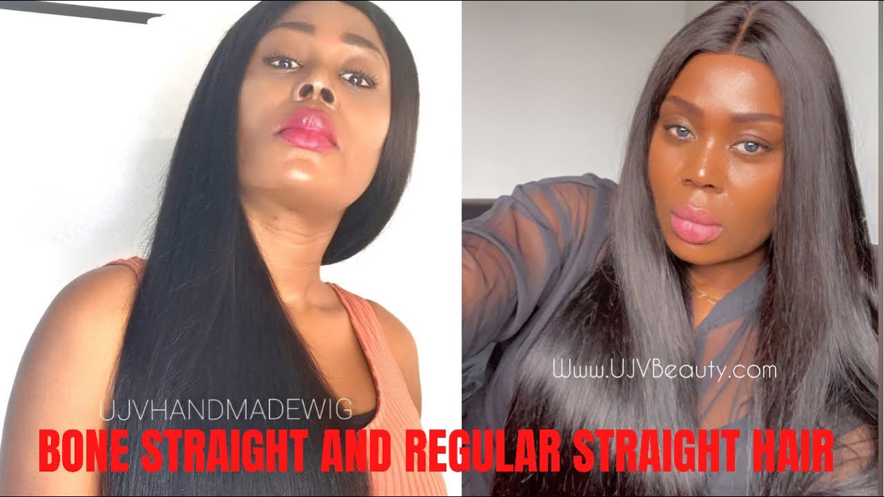 HOW TO KNOW THE DIFFERENCE BETWEEN BONE STRAIGHT AND REGULAR STRAIGHT HAIR | BONE STRAIGHT HAIR
