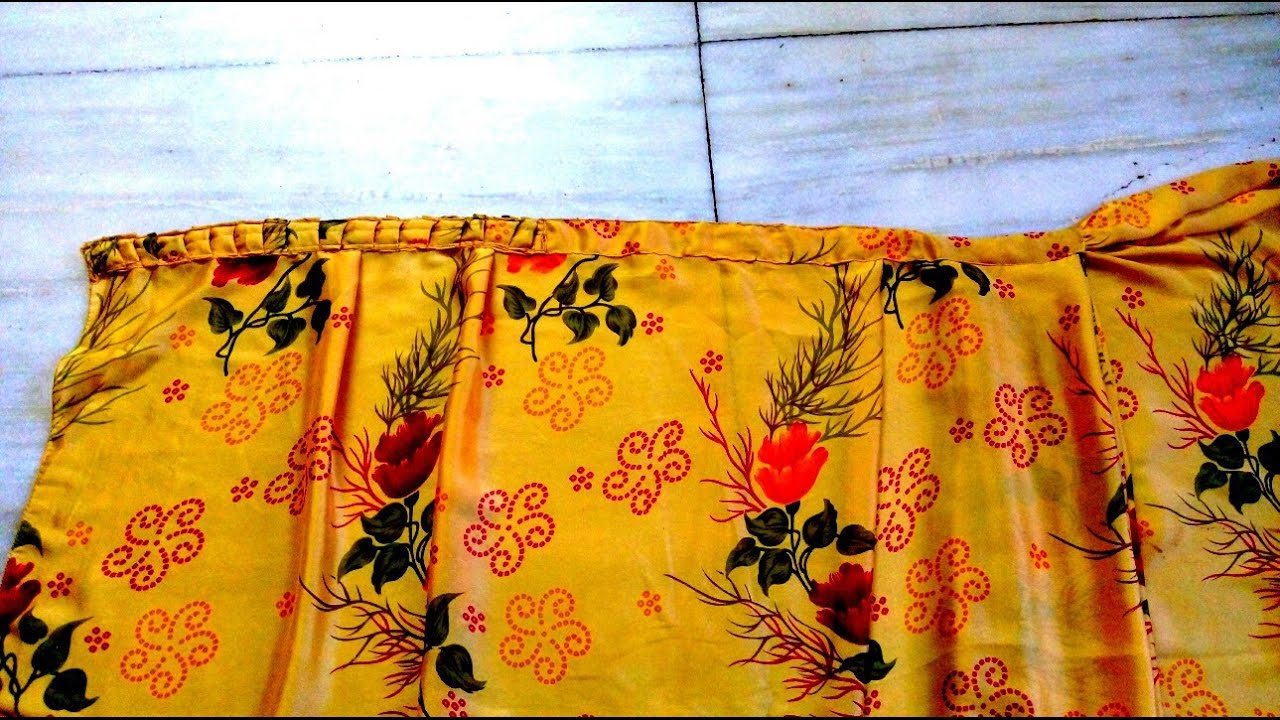 HOW TO MAKE WRAP_ON SAREE / READY TO WEAR SAREE (FINAL PART)