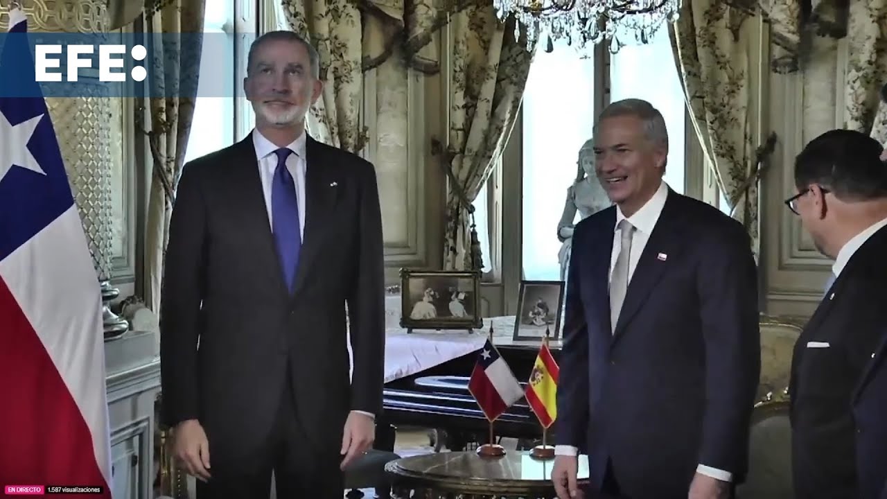 Kast se reúne con el rey Felipe VI y otros jefes de Estado que acuden a su investidura