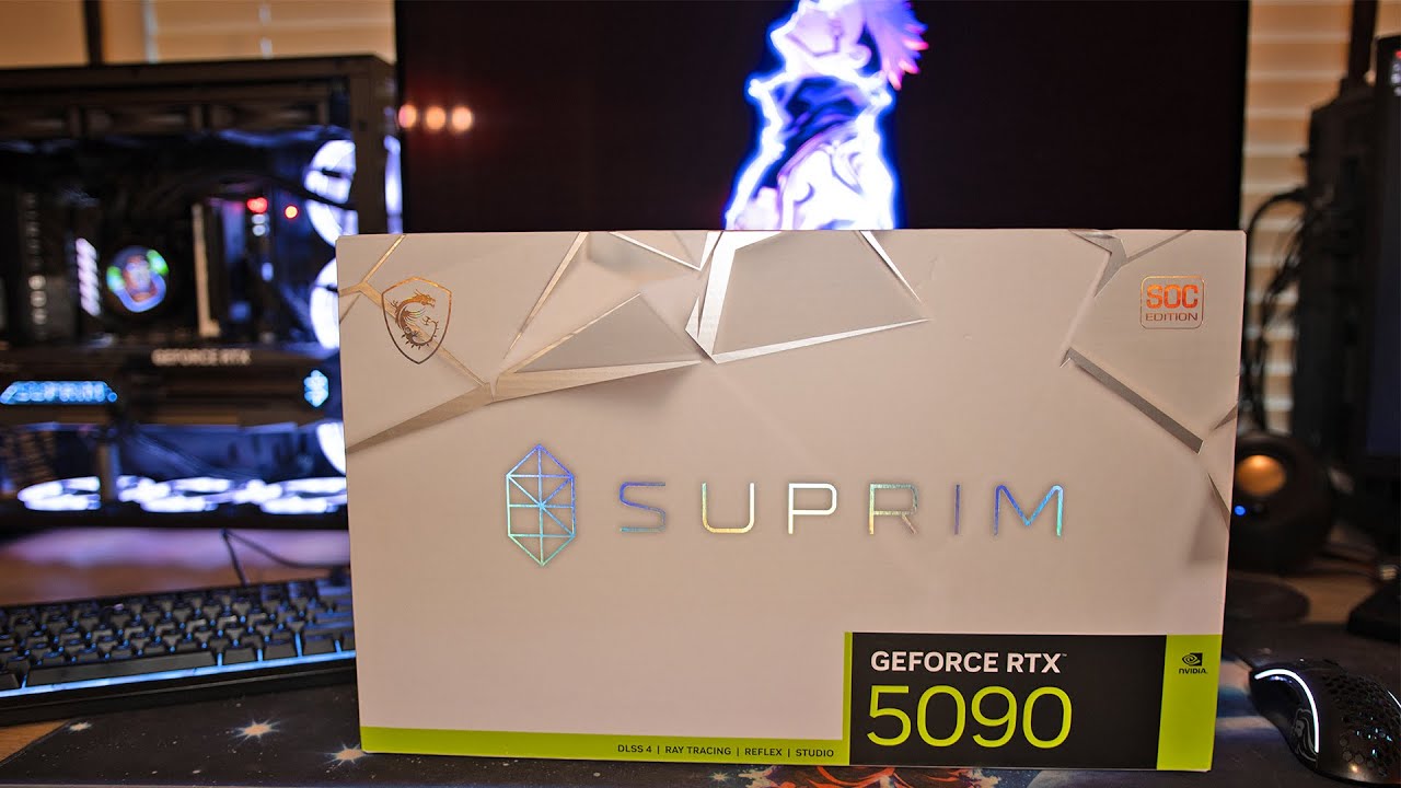 MSI RTX 5090 SUPRIM SOC Unboxing & Installation