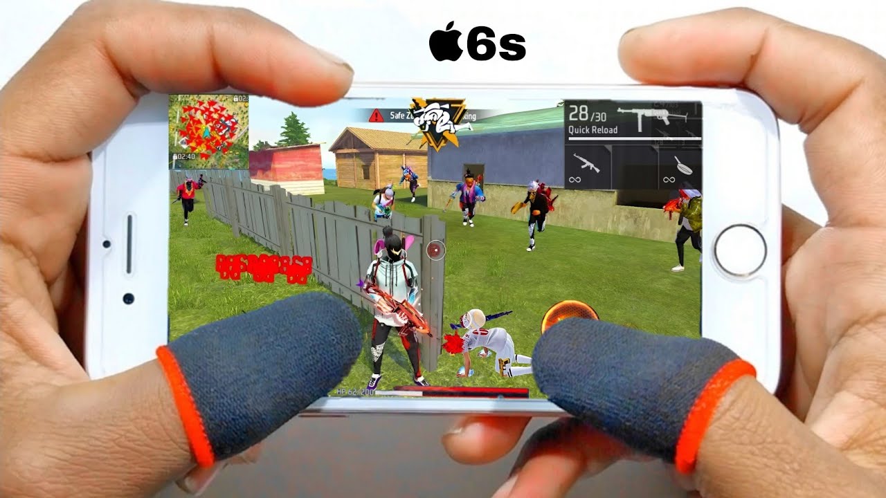 Iphone 6s Free Fire Handcam gameplay 2gb ram test in Ultra graphics 🔥