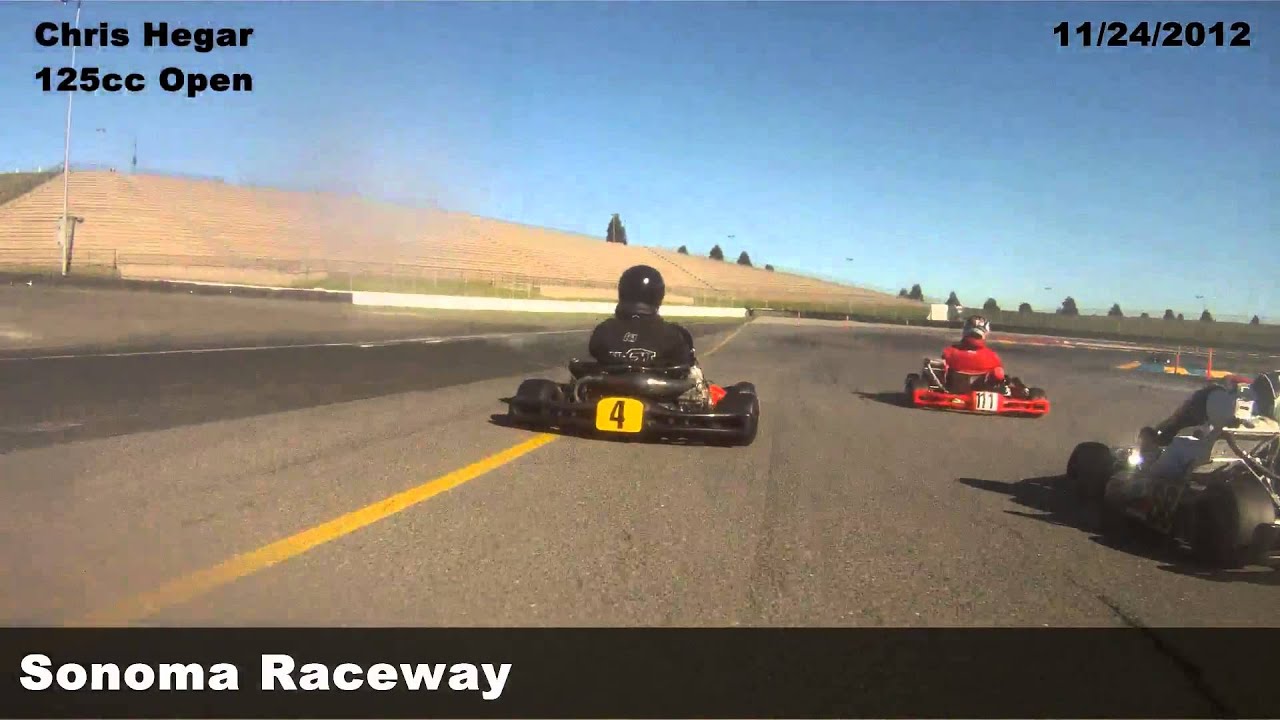 Hegar at Sonoma Raceway, 125cc Open