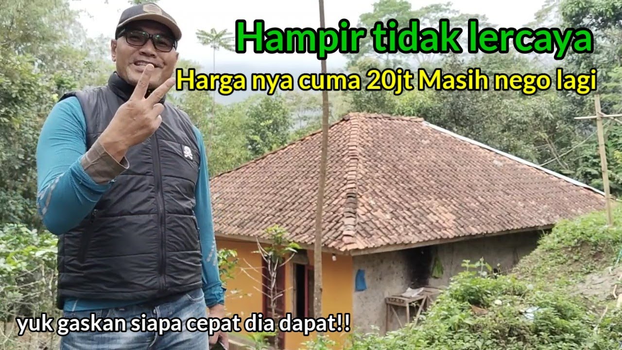 Hampir Tidak percaya!! Harga nya 20jt Masih Bisa Nego Tanah nya udah Sertifikat