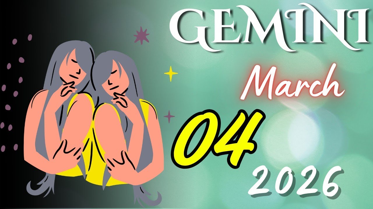 GEMINI ♊😲  : Work Is Set To Become Smoother With Improved Conditions 🎁 March 04 2026