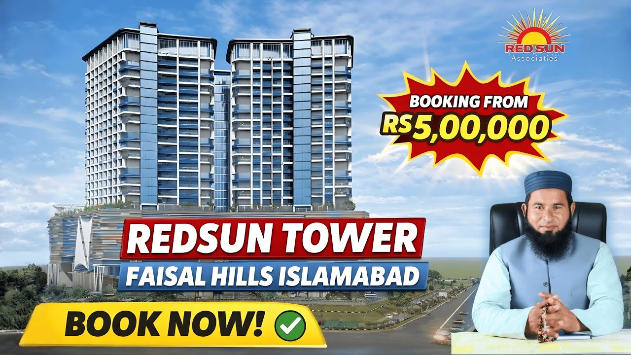 Redsun Tower Faisal Hills Islamabad | Apartments & Commercial Investment 2026