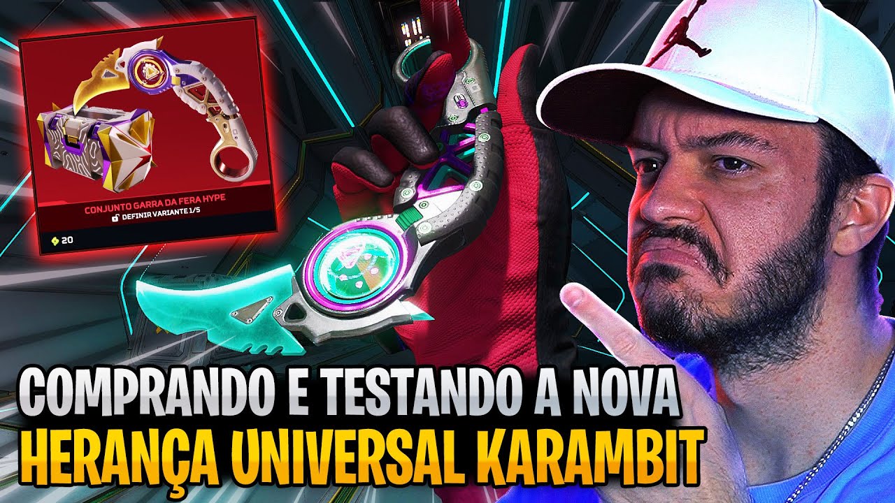 Melhor HERANÇA de TODOS os TEMPOS? Karambit, a nova HERANÇA UNIVERSAL e VARIAÇÕES! | APEX LEGENDS