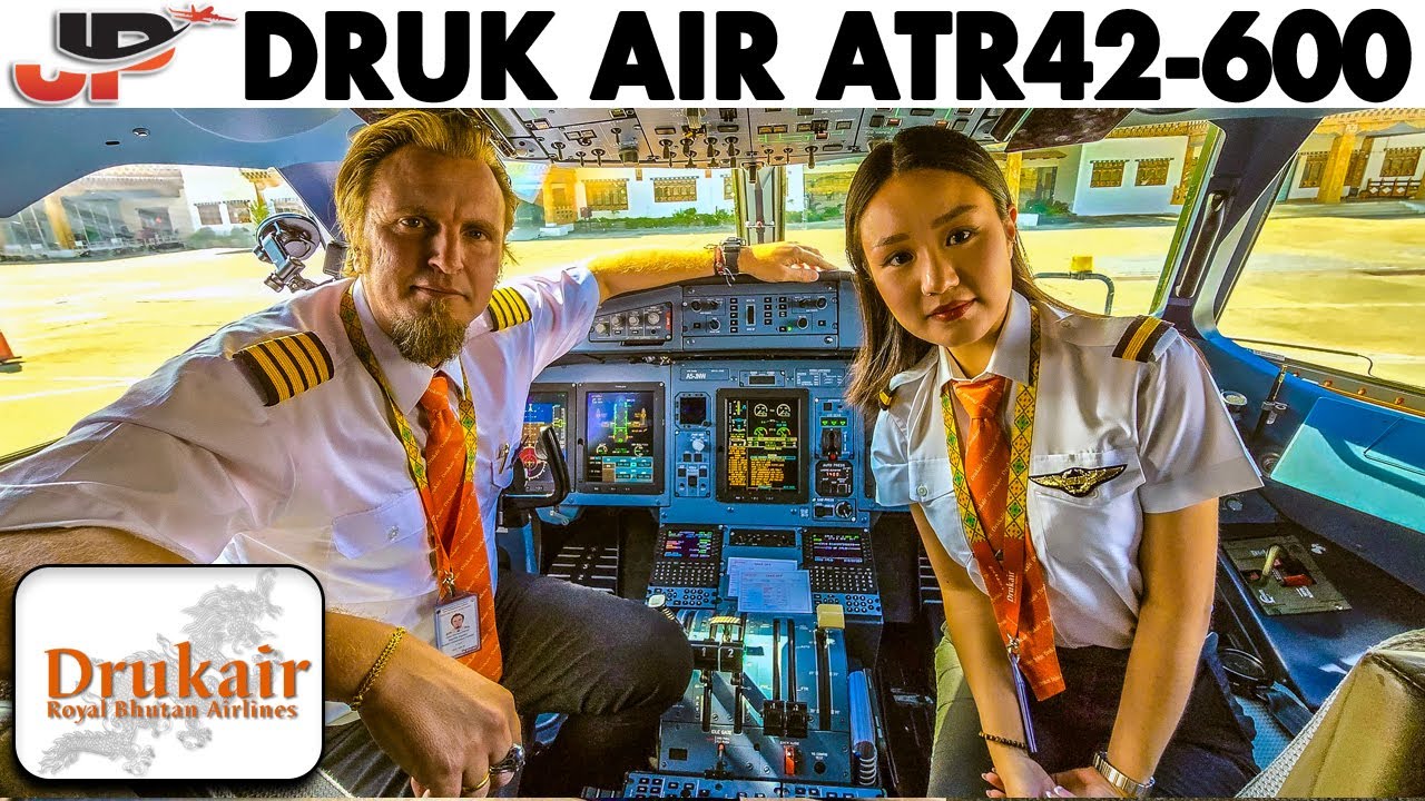 Flying the Challenging High Terrains of Bhutan in cockpit of ATR42-600