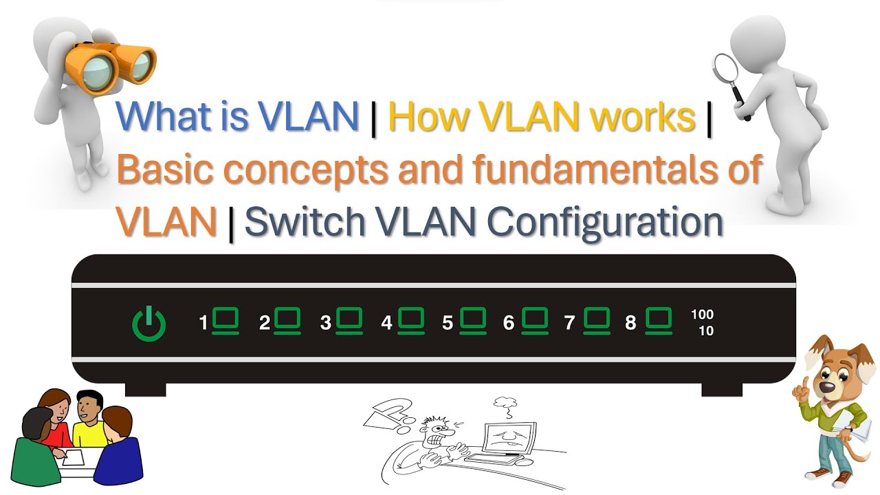What is VLAN | How VLAN works | Basic concepts and fundamentals of VLAN | Switch VLAN Configuration