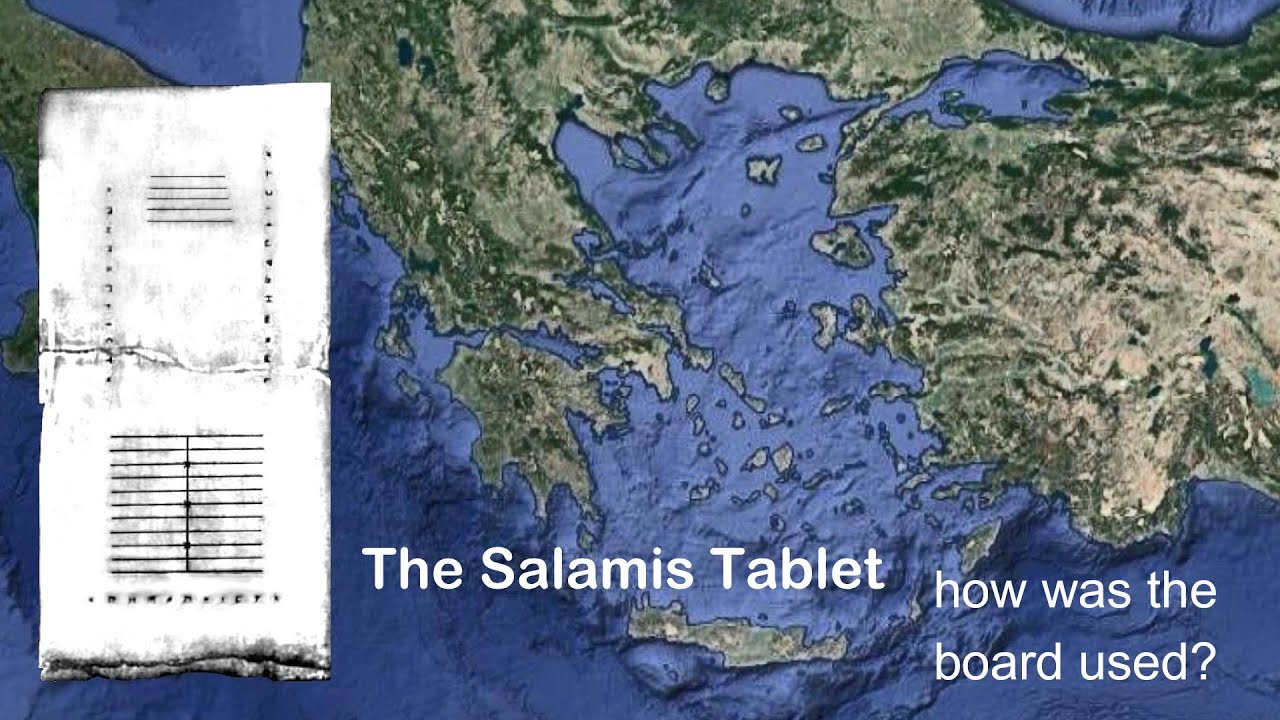 The Salamis Tablet - Calculating on a Counting board (Ancient Abacus)