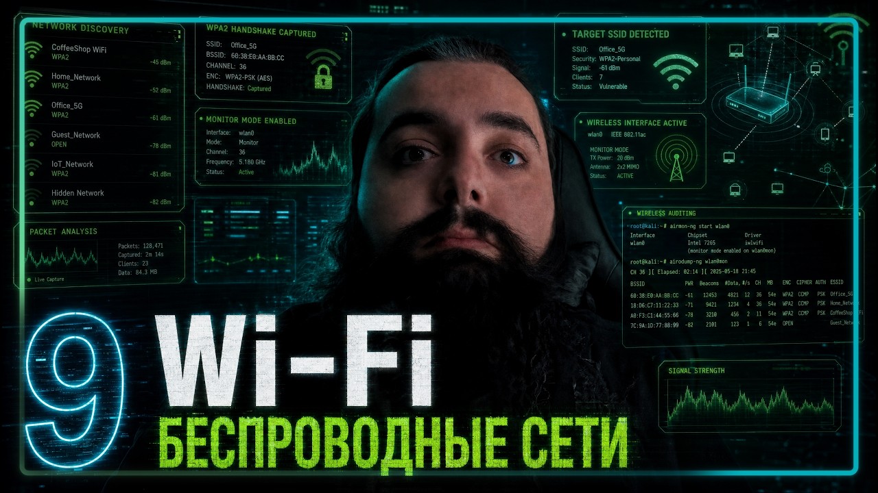 БЕЗОПАСНОСТЬ WI-FI С НУЛЯ: СТАНДАРТЫ WPA2/WPA3, HANDSHAKE И ГОСТЕВЫЕ СЕТИ | Урок 9