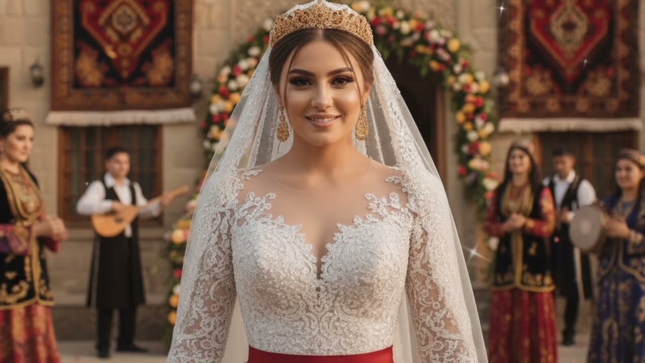 Gəlinə bax, gəlinə, qırmızı kəmər belinə