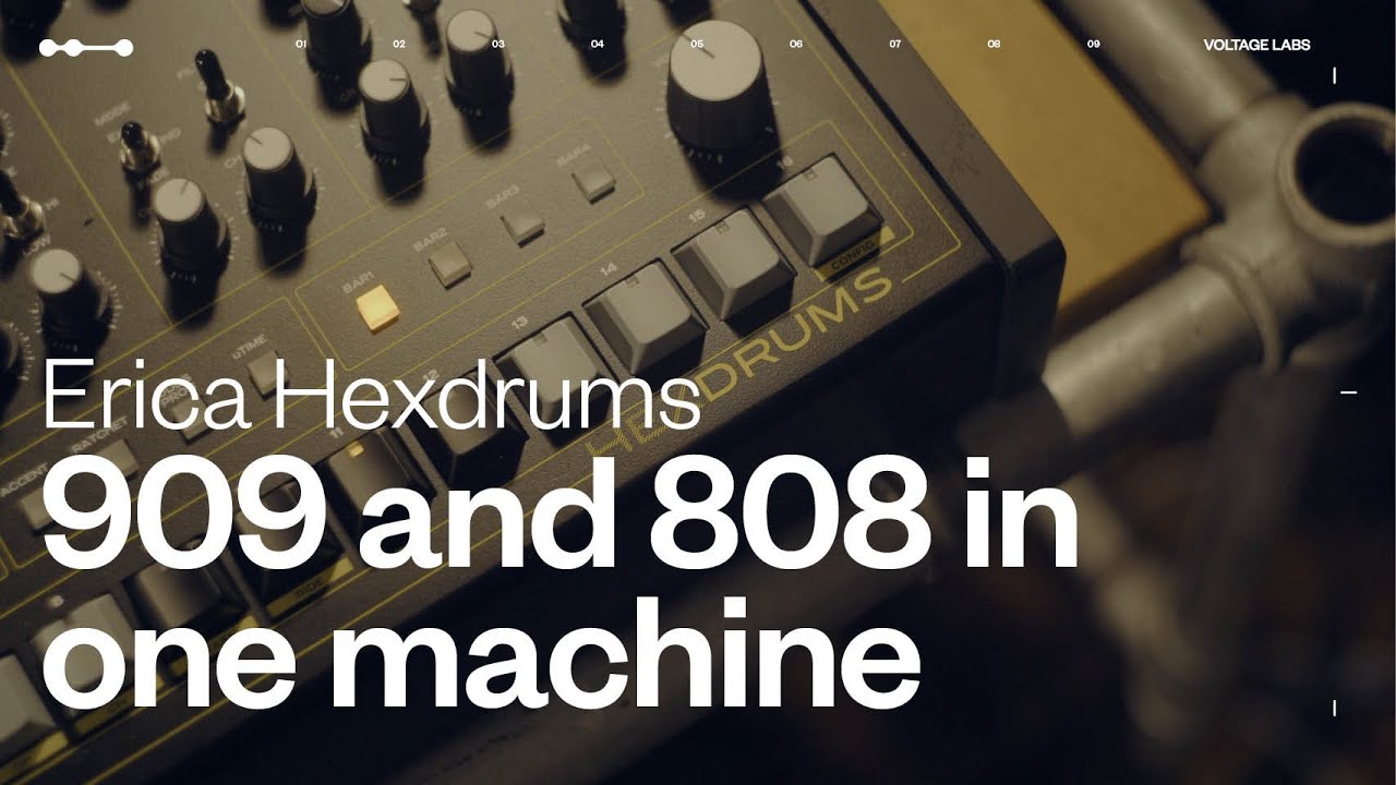 Get to know the new Erica Hexdrums | Voltage Labs