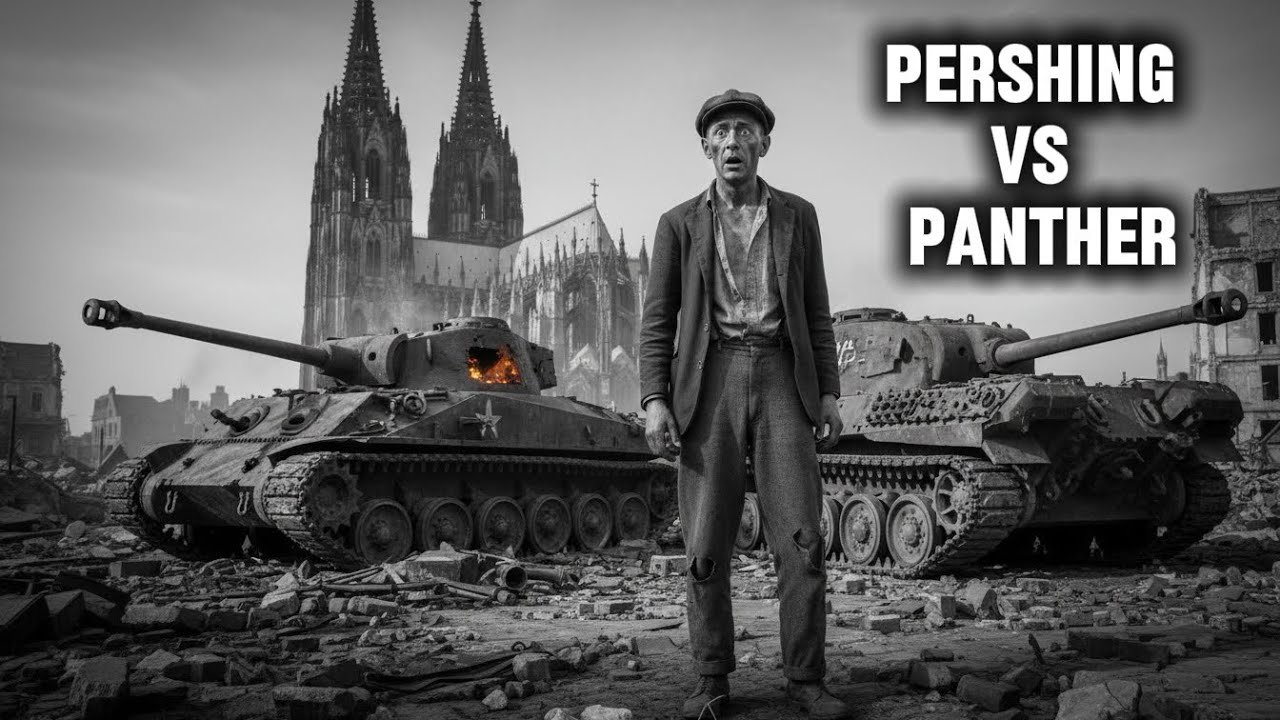 Why Is This the Most Famous Tank Duel of WWII? | Pershing vs Panther at Cologne 1945