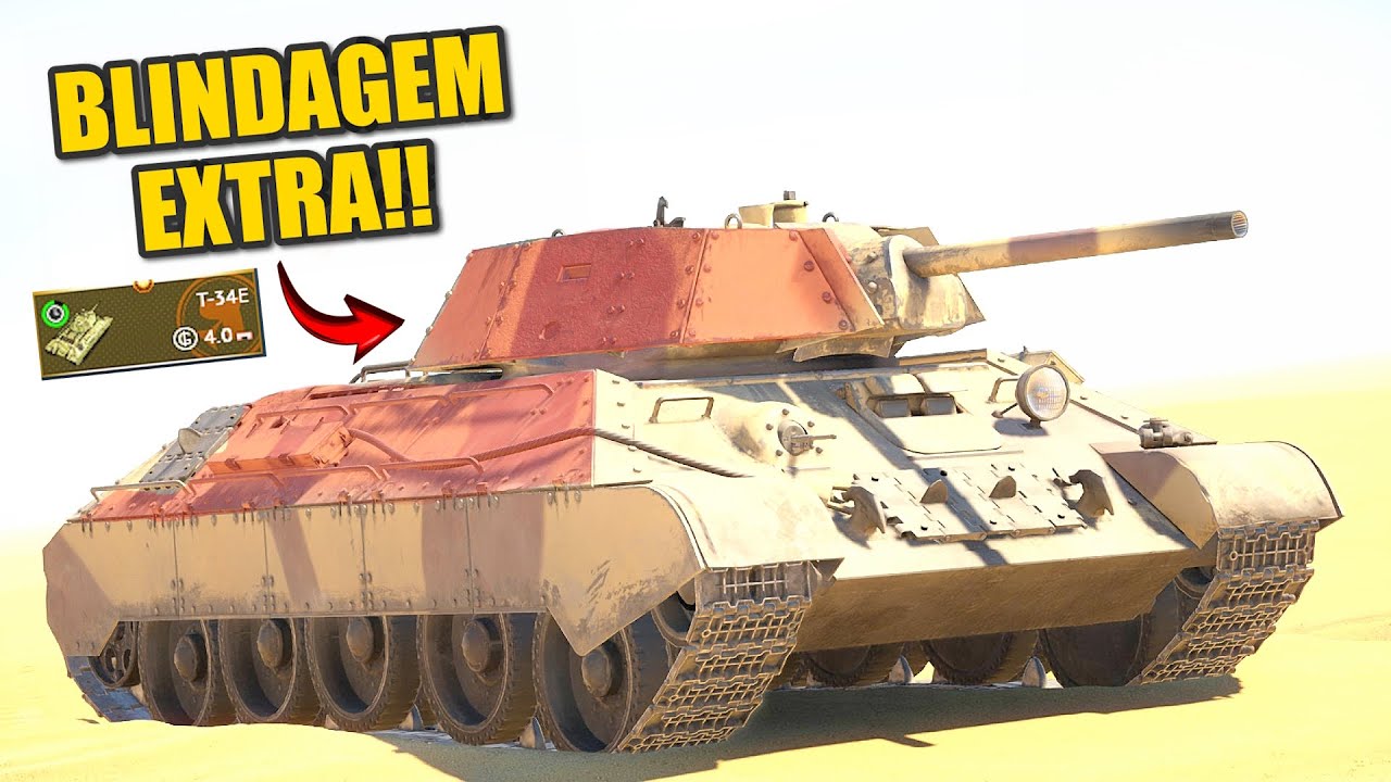 A Gaijin Me Deu O T34 Mais RARO Do Jogo e eu fiz um estrago!! - Warthunder PT - BR