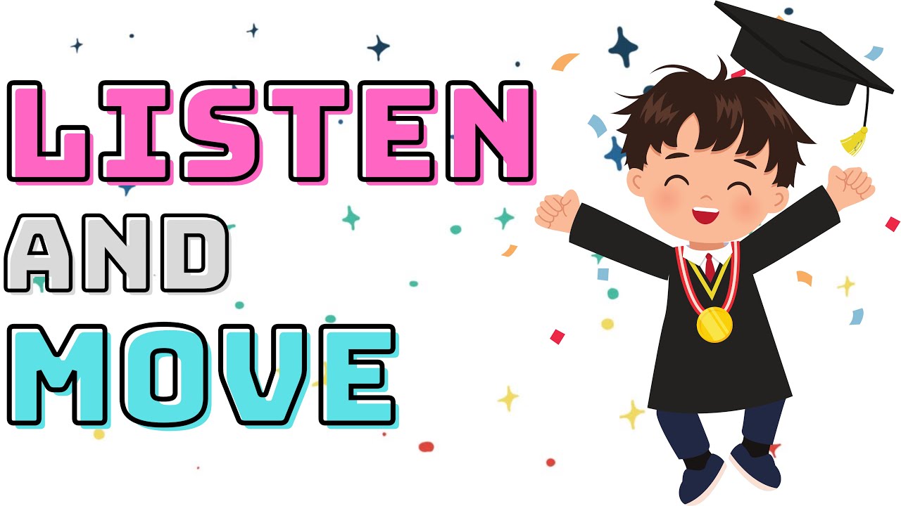 LISTEN and MOVE - Kids Exercise Game - Virtual PE