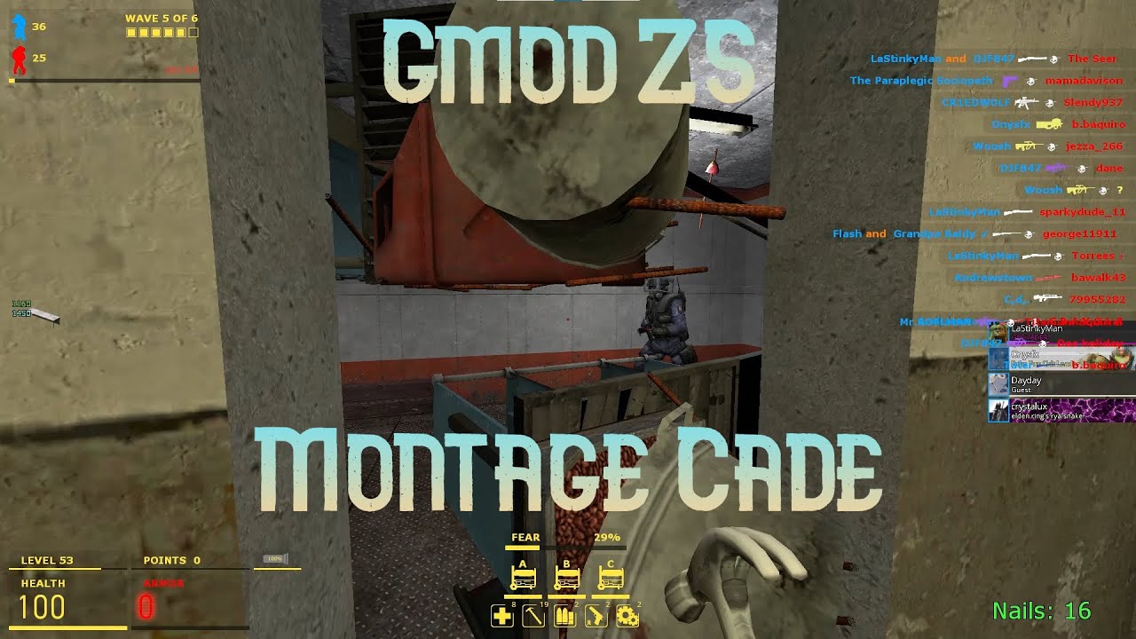 Gmod ZS - Montage Cade