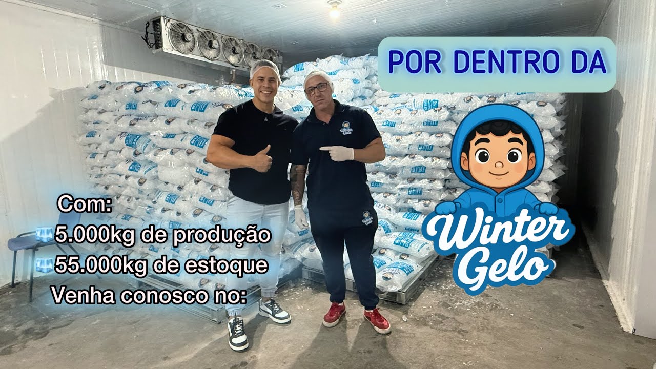 Fábrica de Gelo com 5T de produção e 55T de armazenamento | Willy Marks