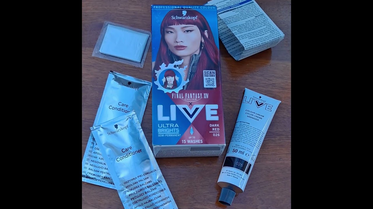 Disappointing - Schwarzkopf Live Ultra Brights - Dark Red
