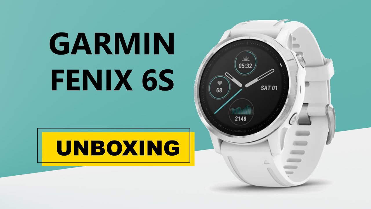 Garmin Fenix 6S Silver Unboxing HD (010-02159-00)