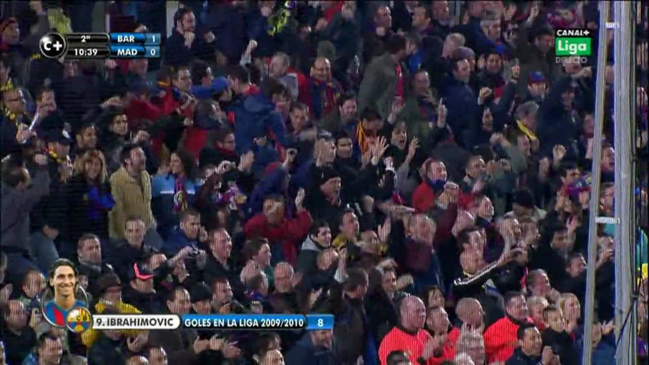 F.C. Barcelona 1 - 0 Real Madrid  -El Clasico 2009-  Gol Ibrahimovic  HD.HQ