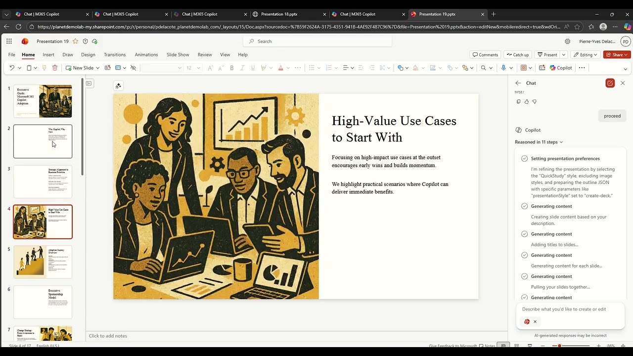 Unboxing Agent mode in PowerPoint vs PowerPoint Agent