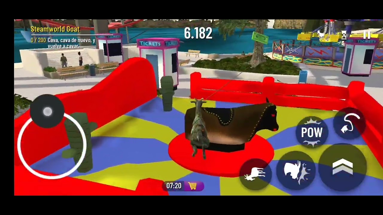 Gameplay(Goat simulator Free)Con Audio y En el celular.(Decimo Séptimo).